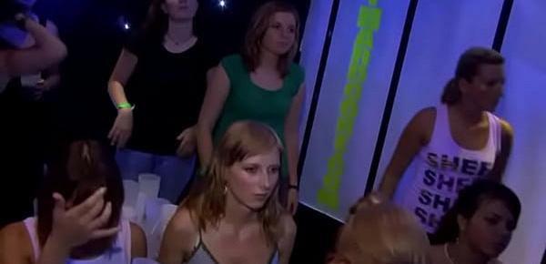 cheeks engulfing jock in club